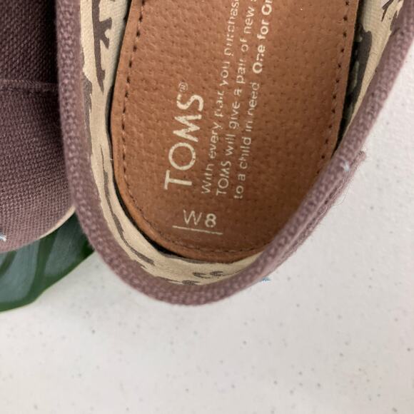 Toms Dark Gray Classic Canvas Alpargata Slip On Lightweight Loafer Flats Shoes - Picture 9 of 12